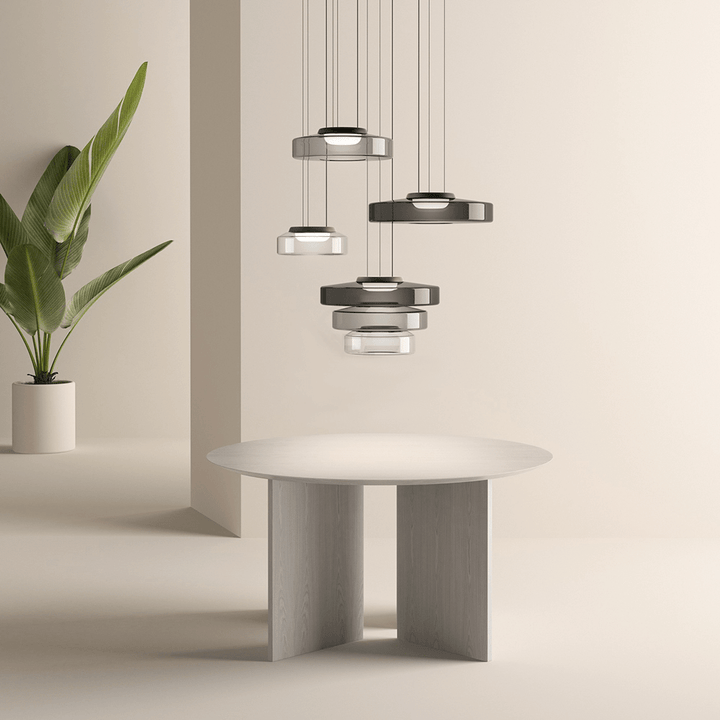 AA NOT AVAIALBLE Modern üveg függőlámpa Bauhaus stílusban - AuroraSphere