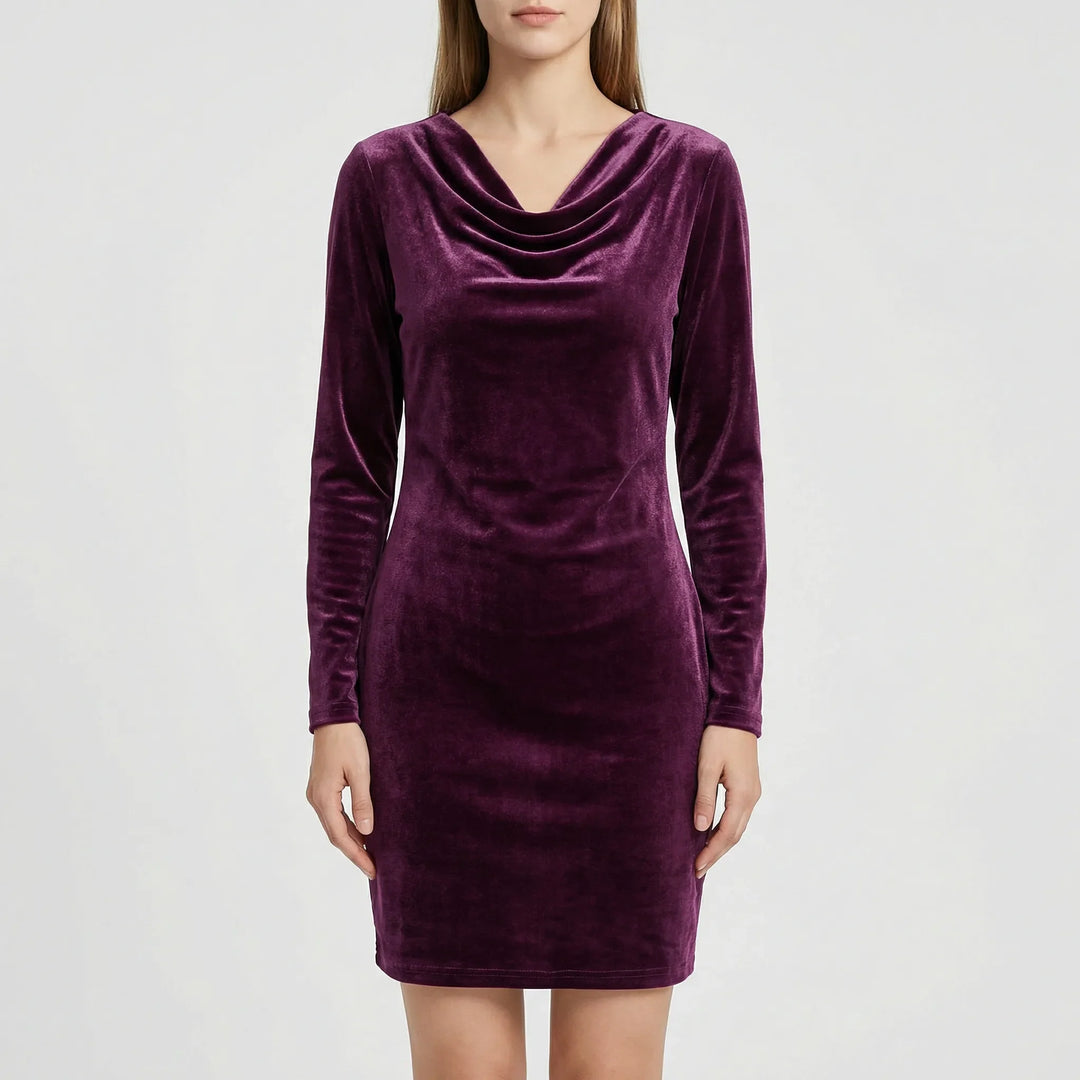 Festliches Kleid Mit Weichem Drapierausschnitt - Stacey