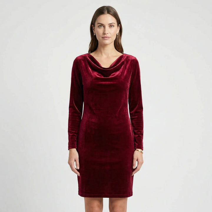 Festliches Kleid Mit Weichem Drapierausschnitt - Stacey