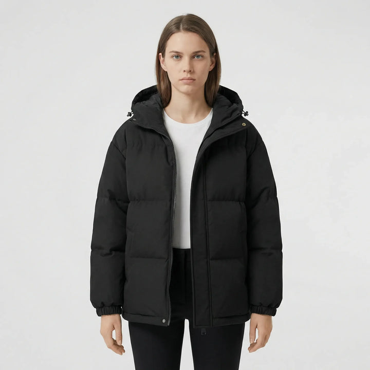 Gefütterte Winterjacke Mit Kapuze - Shawna