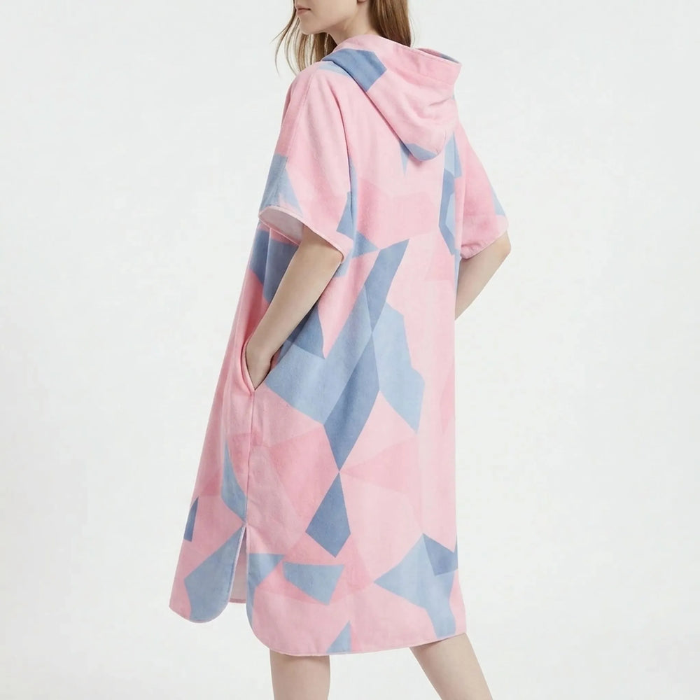 Geometric Print Changing Robe - Loomera