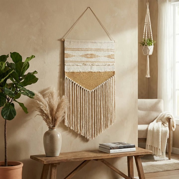 Geometrischer Boho-Wandbehang - Averelle