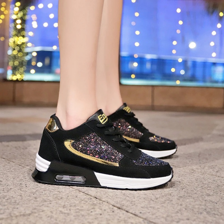 Csillogó Női Cipők Légáteresztő Kényelemért - SparkleFit