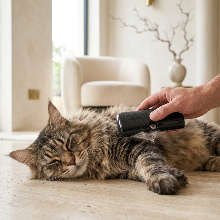 GlowBrush Deshedding Comb for Dogs & Cats — Removes Loose Undercoat 3