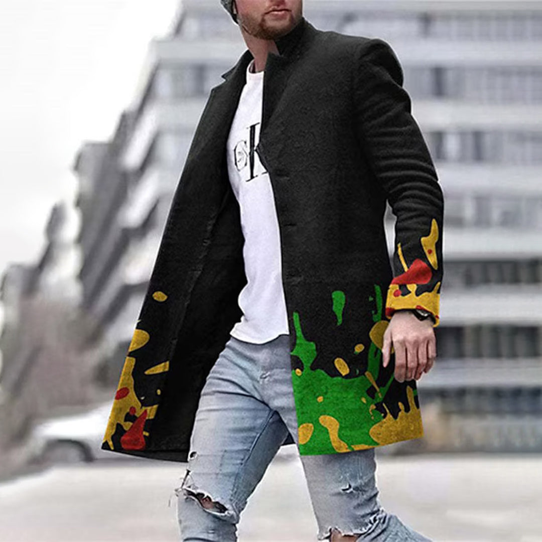 Divatos Férfika iránytű mintával - Laurent