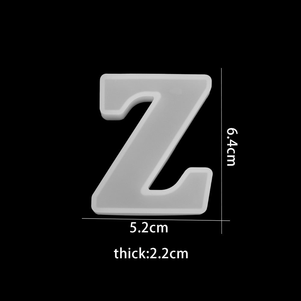 3D szilikonforma csokoládébetűk öntéséhez – BackSpaß (1+1 ingyen)