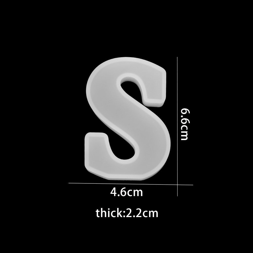 3D szilikonforma csokoládébetűk öntéséhez – BackSpaß (1+1 ingyen)