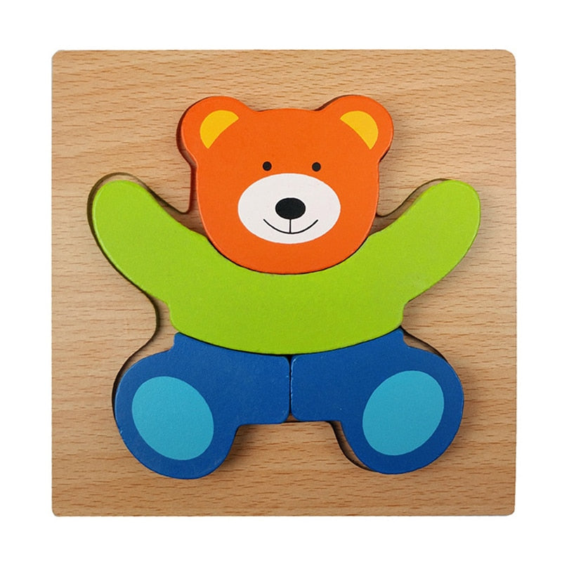 Montessori fa tanulópuzzle – FarbenFreude (1+1 ingyen)