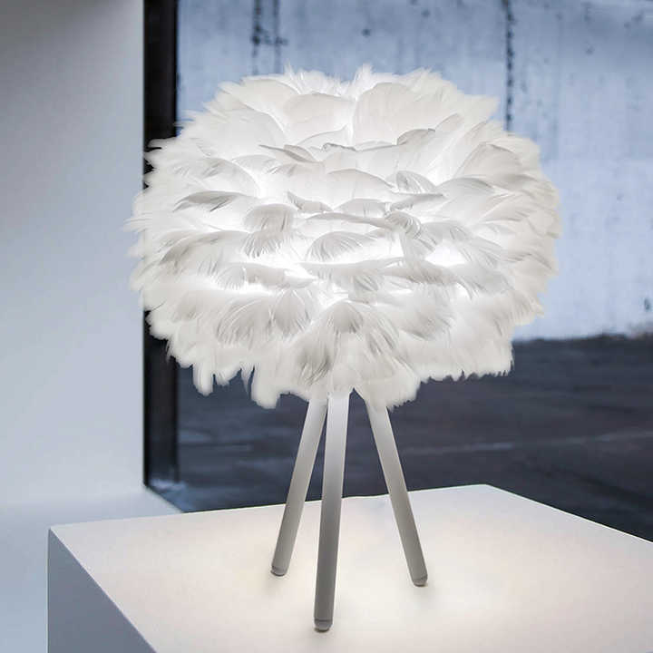 Dimmable Asztali Lámpa Luxus Tollakkal – Pluma