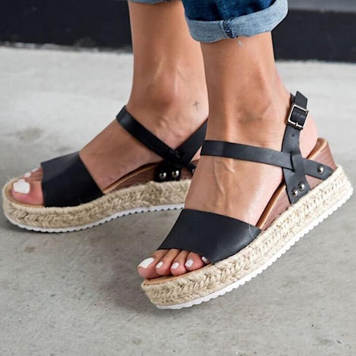 Divatos Női Espadrille Nyári Szandálok – Liv