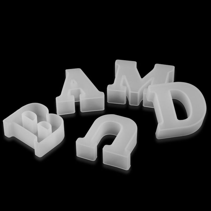3D szilikonforma csokoládébetűk öntéséhez – BackSpaß (1+1 ingyen)