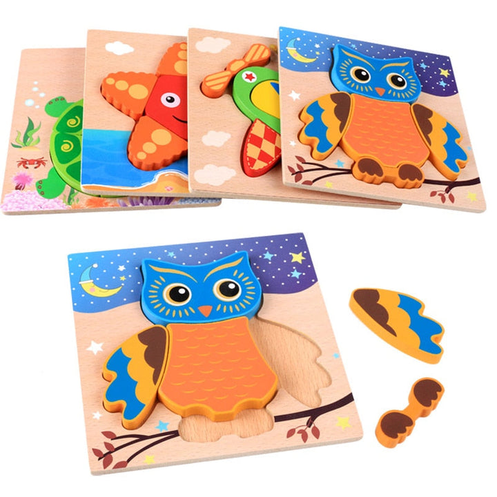 Montessori fa tanulópuzzle – FarbenFreude (1+1 ingyen)