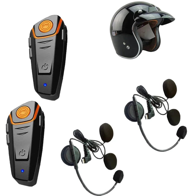 Vízálló Bluetooth Motorkerékpár Intercom FM-mel és 1000M Hatótávolsággal – RoadLink