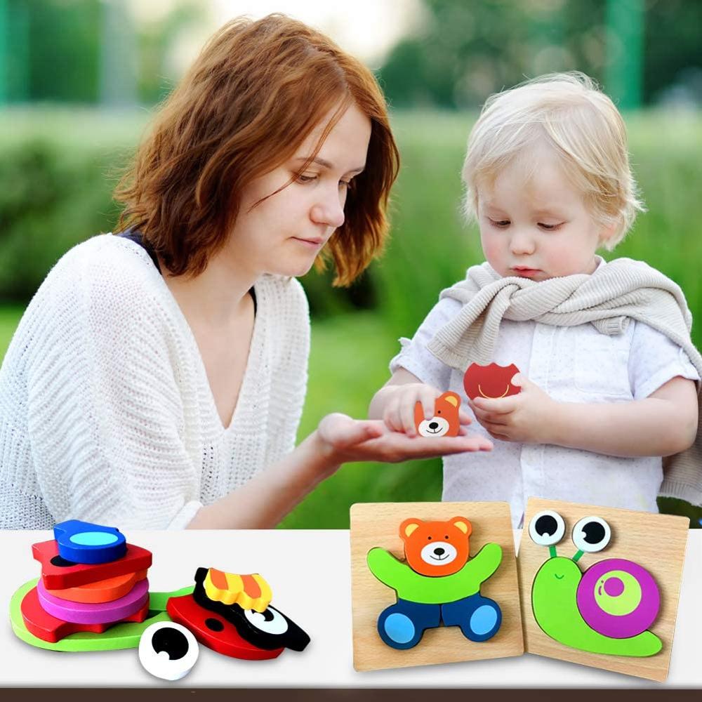 Montessori fa tanulópuzzle – FarbenFreude (1+1 ingyen)