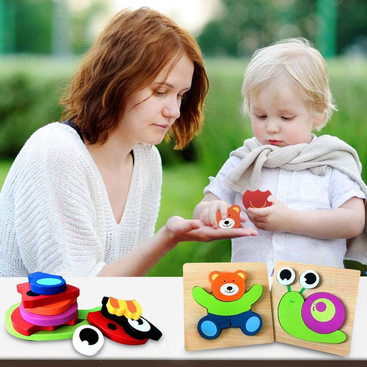Montessori fa tanulópuzzle – FarbenFreude (1+1 ingyen)