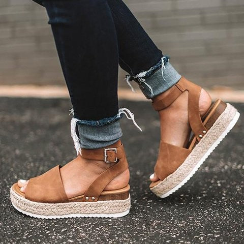 Divatos Női Espadrille Nyári Szandálok – Liv