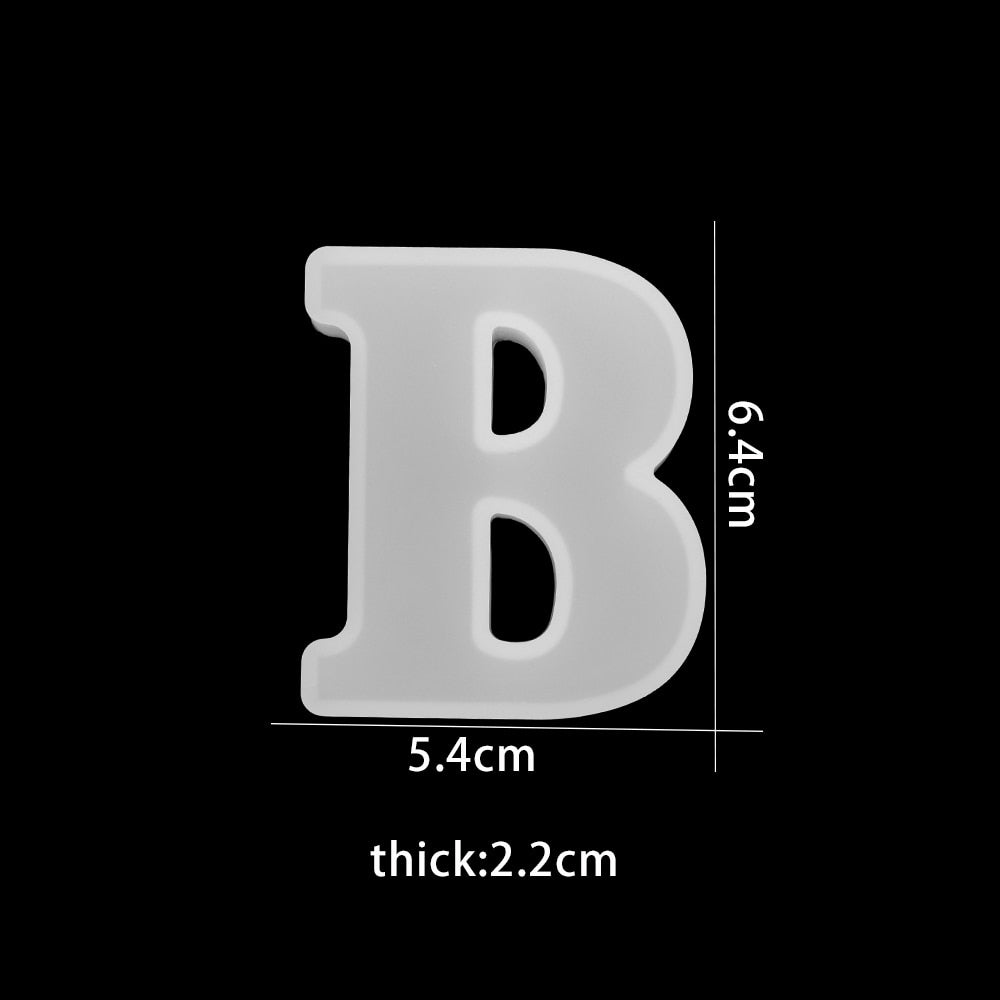 3D szilikonforma csokoládébetűk öntéséhez – BackSpaß (1+1 ingyen)