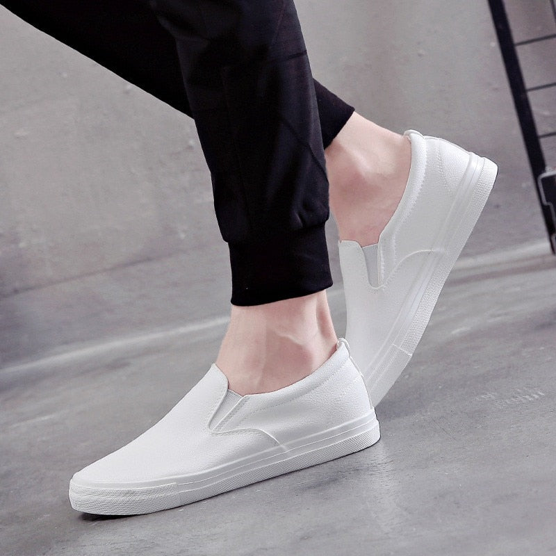 Férfi slip-on bőr sportcipő – Jonas