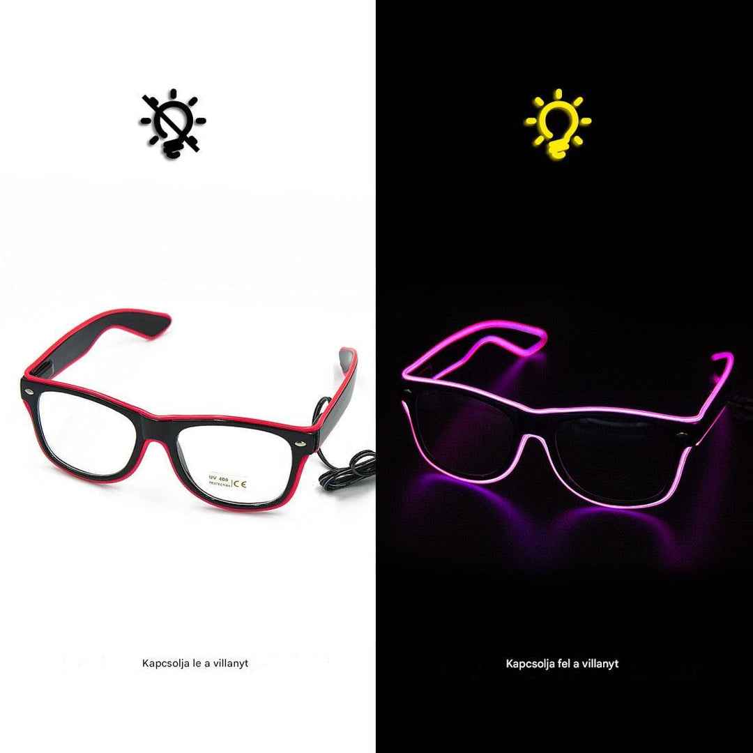 Fénylő Neon Szemüveg - LumaGlow