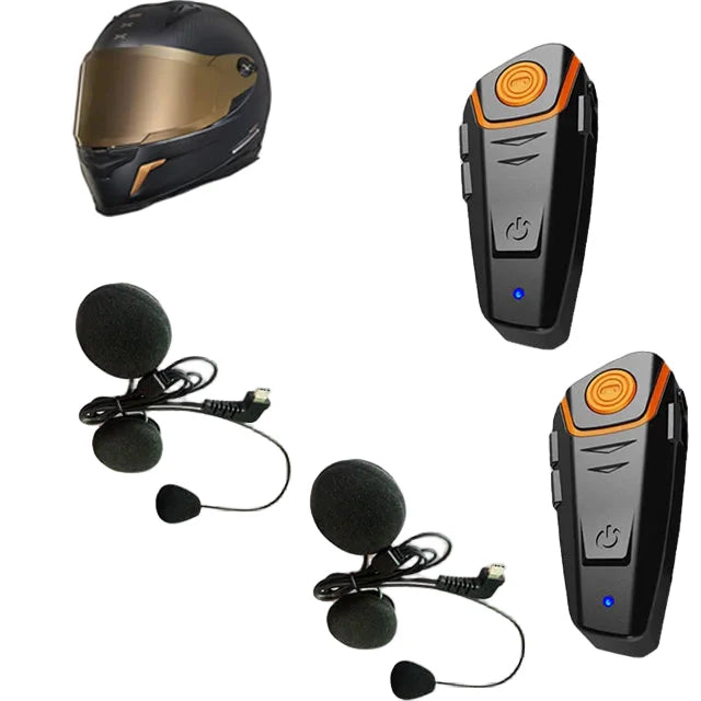 Vízálló Bluetooth Motorkerékpár Intercom FM-mel és 1000M Hatótávolsággal – RoadLink