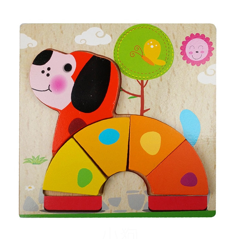 Montessori fa tanulópuzzle – FarbenFreude (1+1 ingyen)