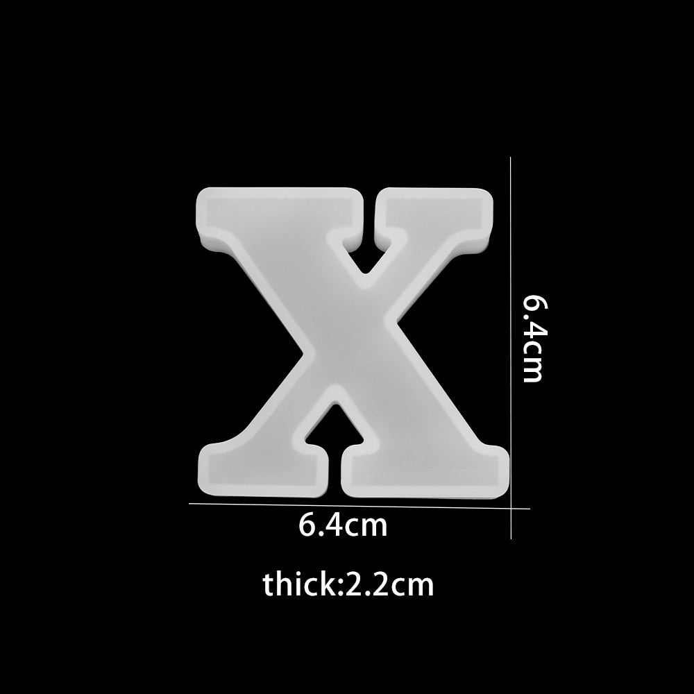 3D szilikonforma csokoládébetűk öntéséhez – BackSpaß (1+1 ingyen)