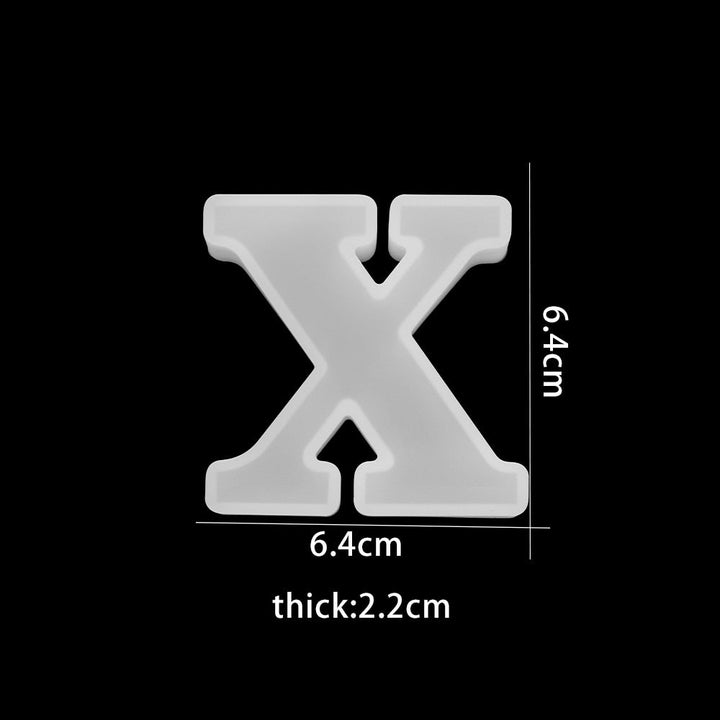 3D szilikonforma csokoládébetűk öntéséhez – BackSpaß (1+1 ingyen)