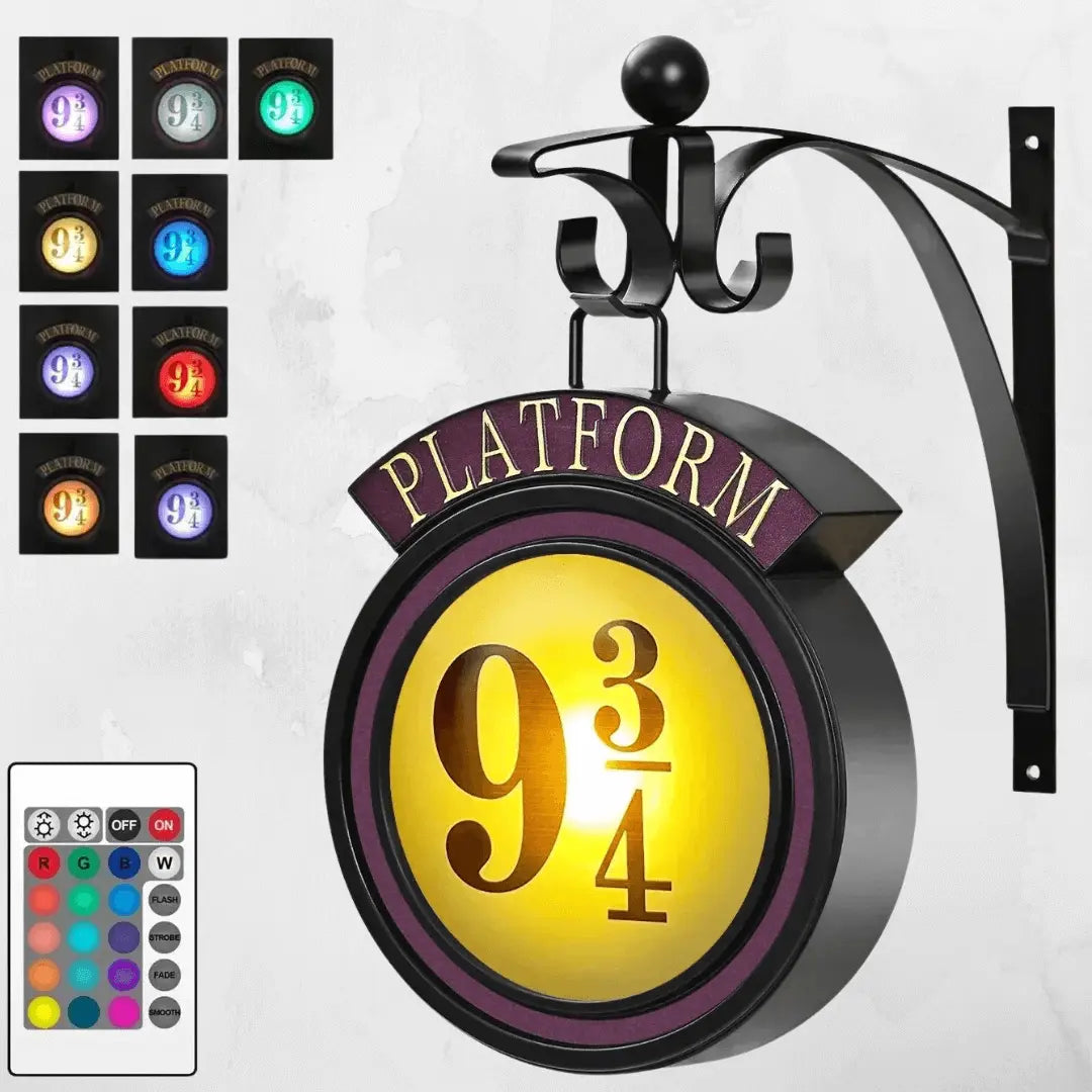 AA_KNOCKOFF Varázslatos 9¾ Peron Fali Lámpa - LumosWall