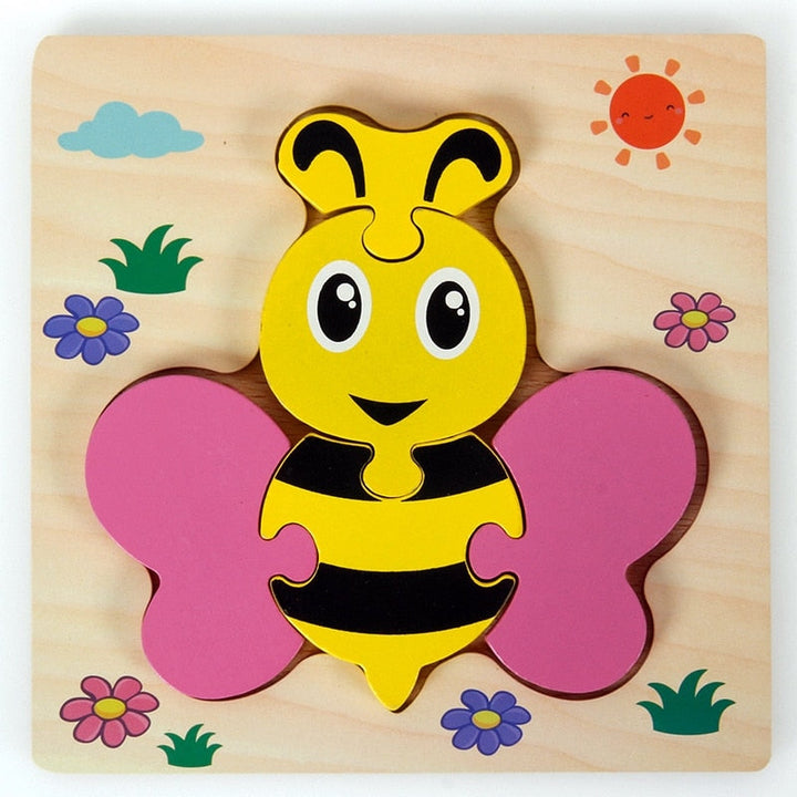 Montessori fa tanulópuzzle – FarbenFreude (1+1 ingyen)