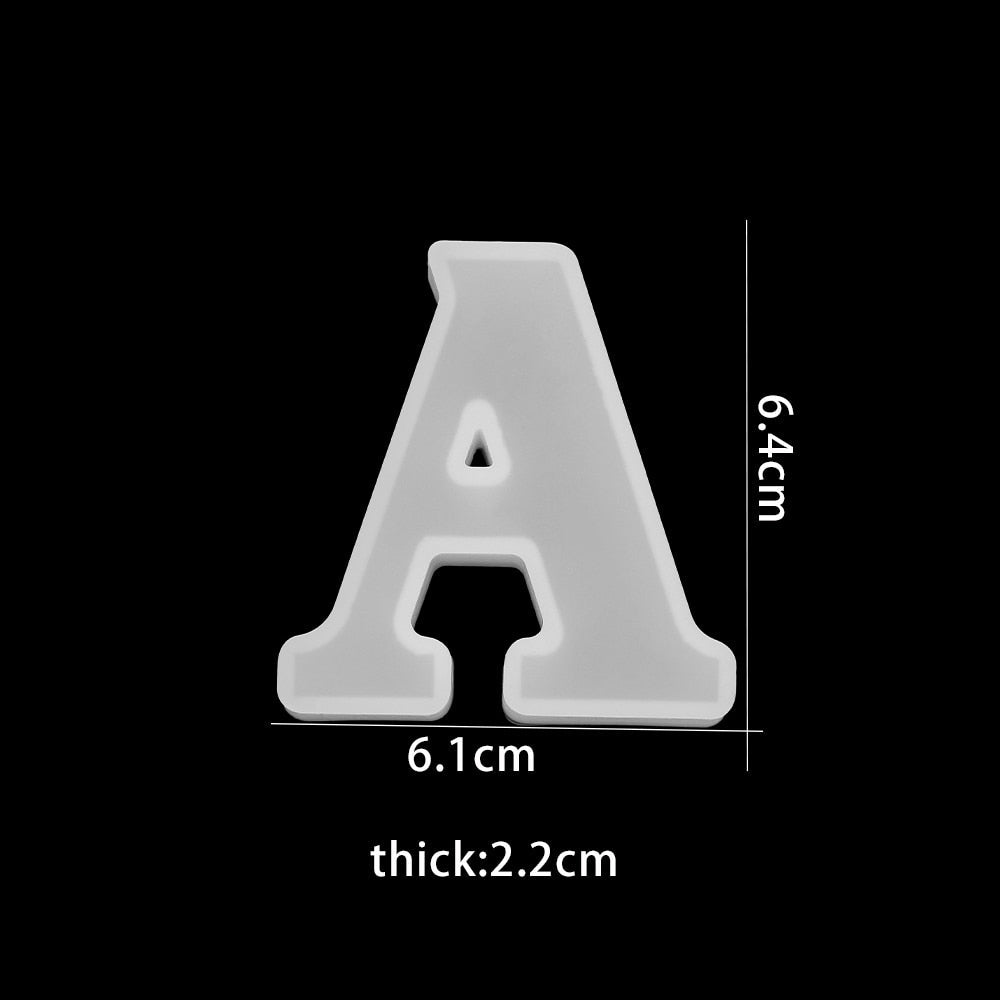 3D szilikonforma csokoládébetűk öntéséhez – BackSpaß (1+1 ingyen)