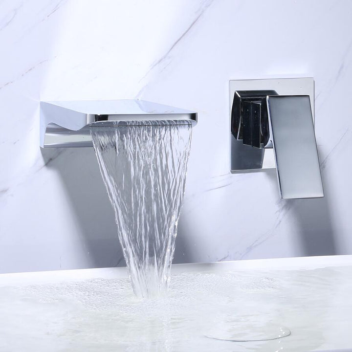 Szenzoros Falra Szerelhető Csap Vízfallal – Fluxis