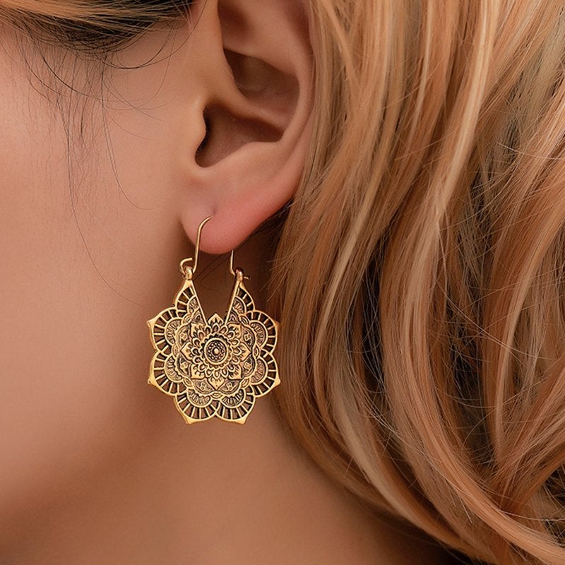 Lotus Mandala Fülbevalók - Levana