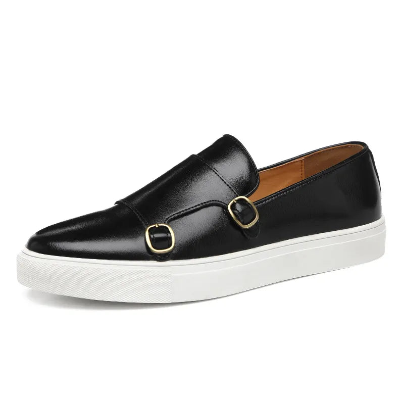 Herrenlederschuh Mit Schnallen - Glenn