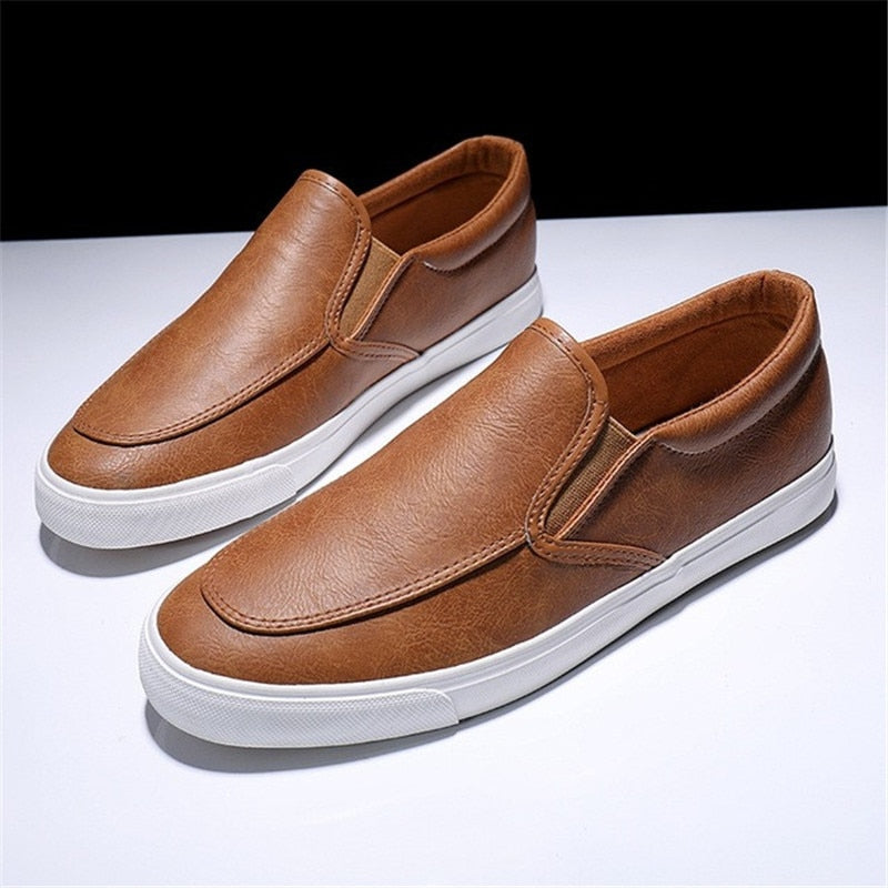 Férfi slip-on bőr sportcipő – Jonas