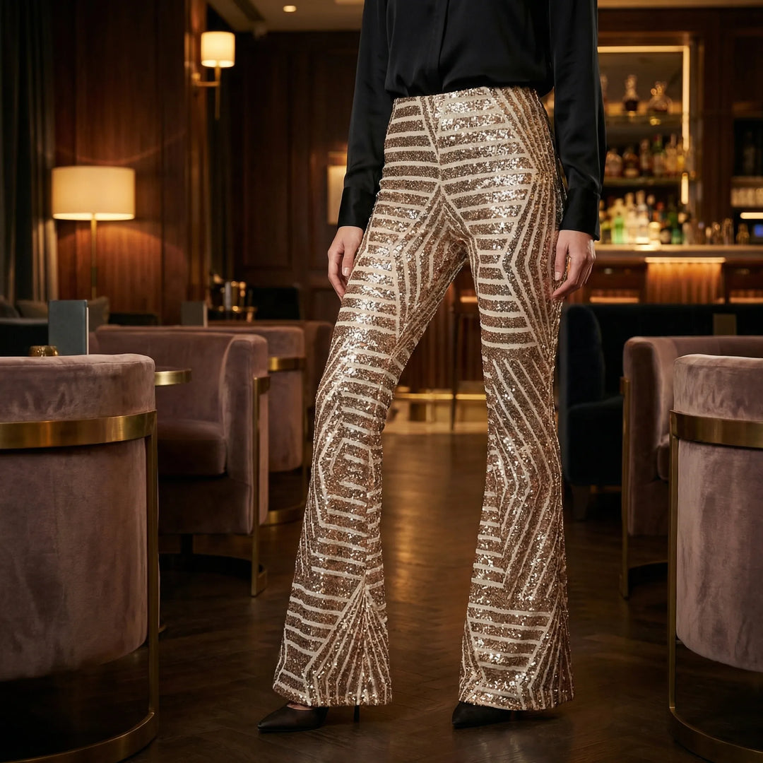 Hoch Taillierte Schlaghose - Mayra