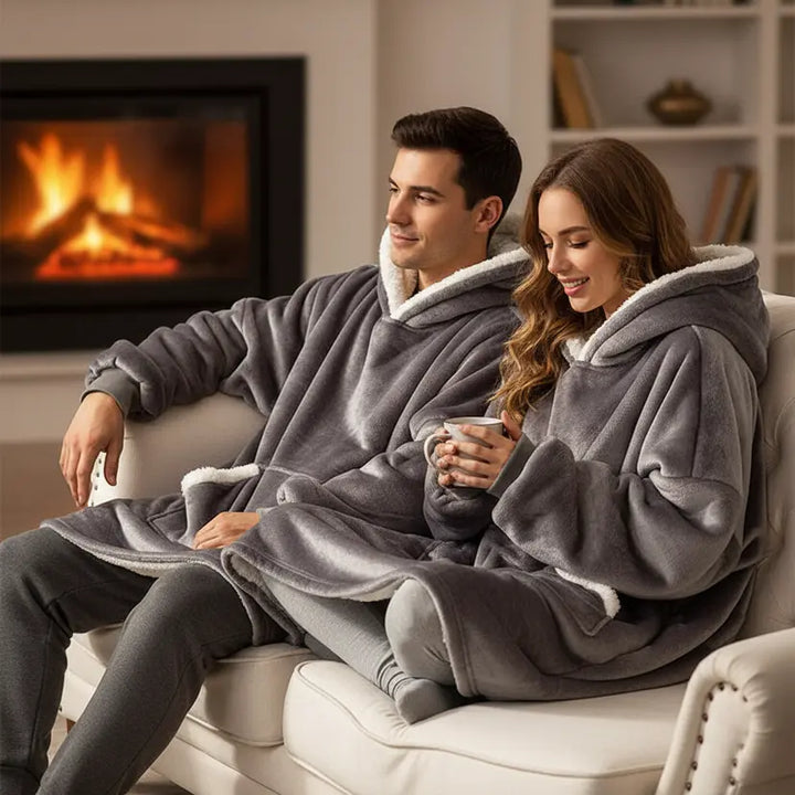 Hoodie és takaró kombinálva - SnuggleBlanket