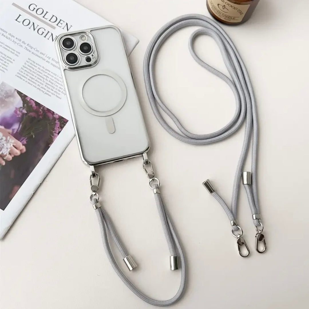 MagSafe-kereszttáska iPhone-hoz hordozó pánttal – Halo (1+1 INGYEN)