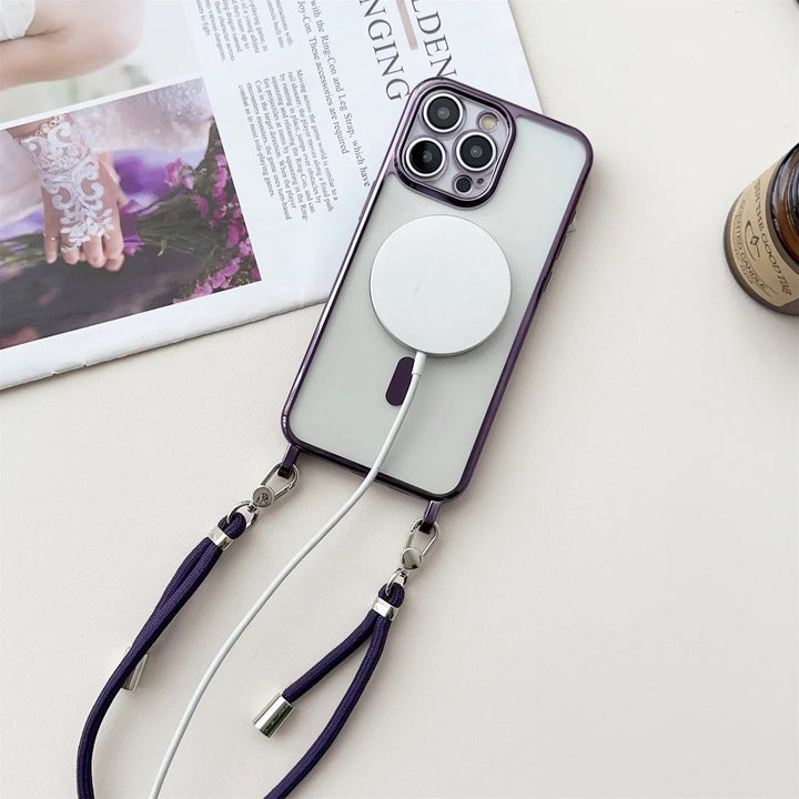 MagSafe-kereszttáska iPhone-hoz hordozó pánttal – Halo (1+1 INGYEN)