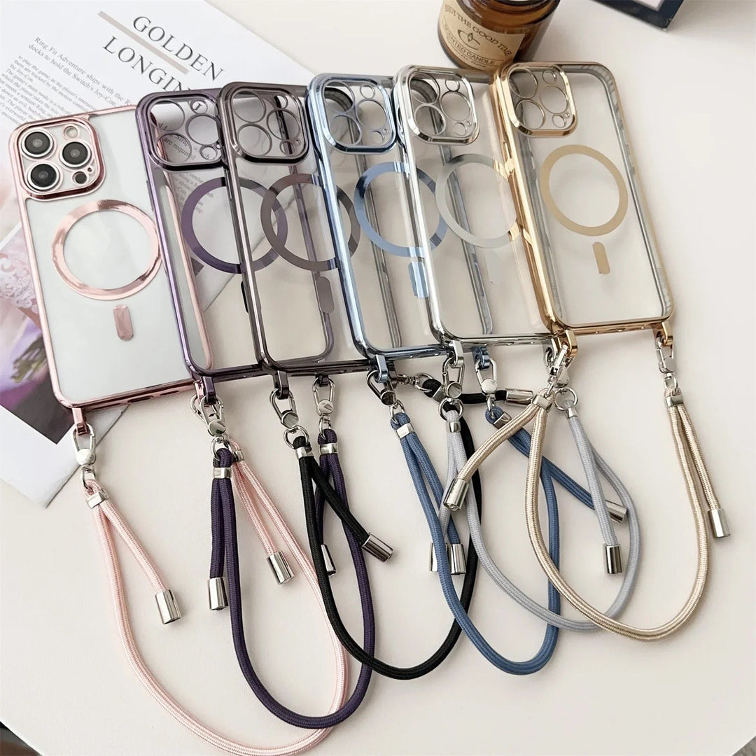 MagSafe-kereszttáska iPhone-hoz hordozó pánttal – Halo (1+1 INGYEN)