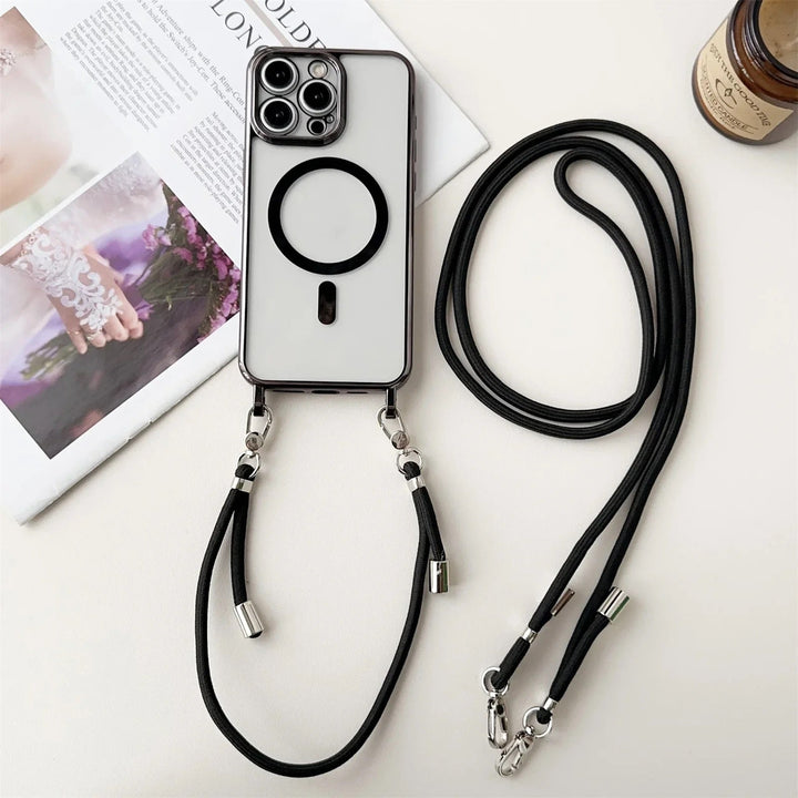 MagSafe-kereszttáska iPhone-hoz hordozó pánttal – Halo (1+1 INGYEN)