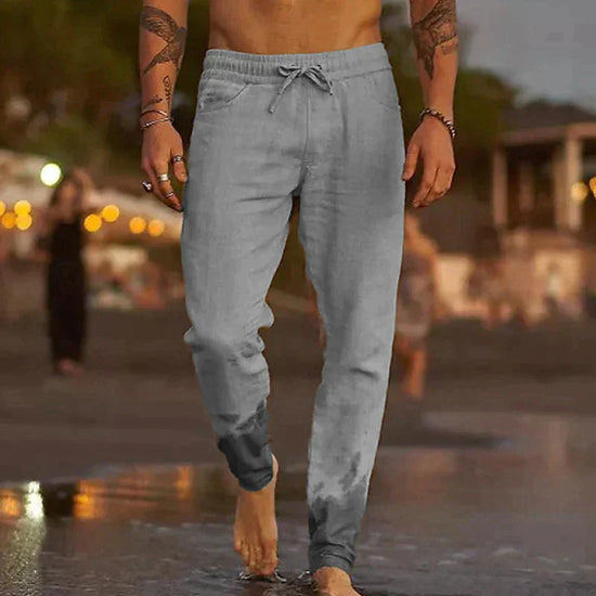 Casual vászon nadrág férfiaknak – Luca
