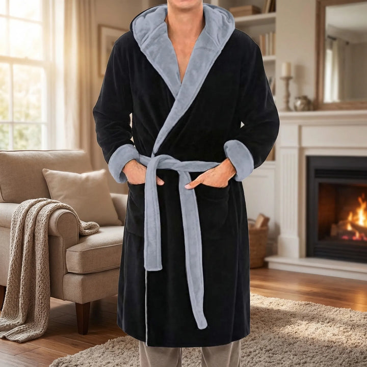Kimono-Style Belted Bath Robe - Mario