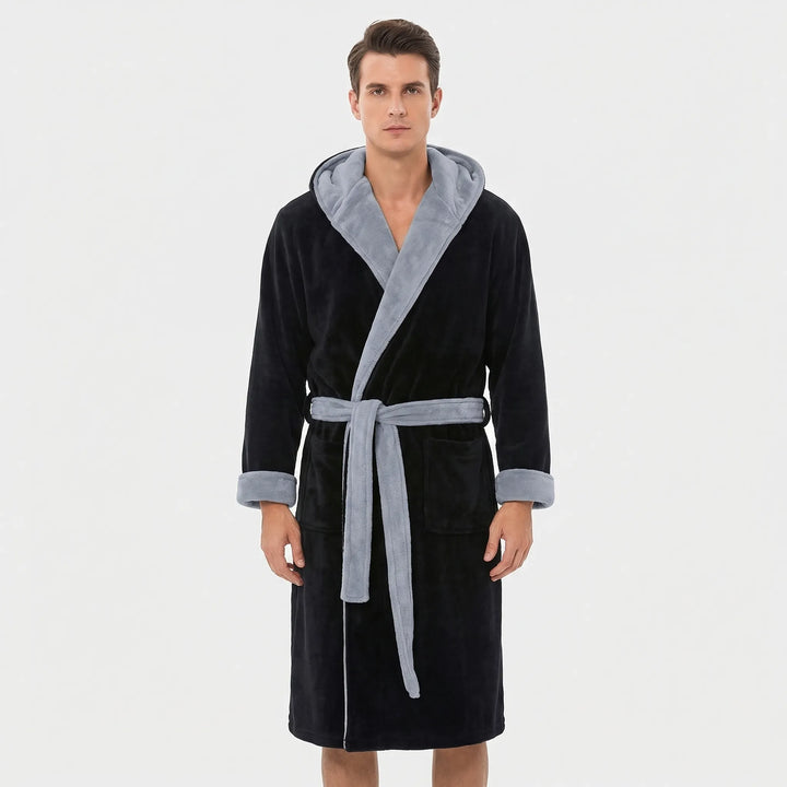 Kimono-Style Belted Bath Robe - Mario