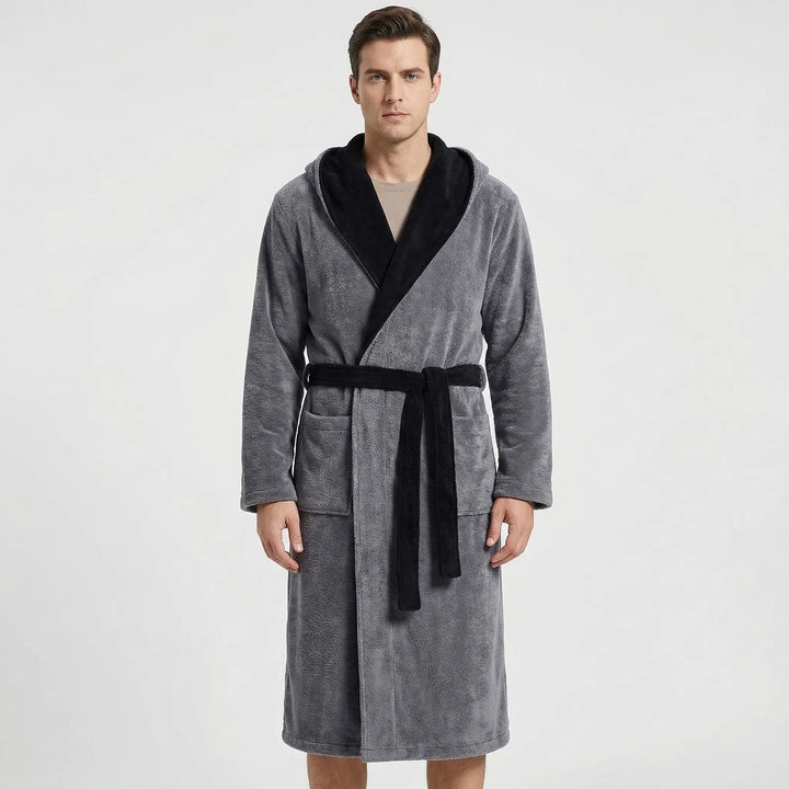 Kimono-Style Belted Bath Robe - Mario