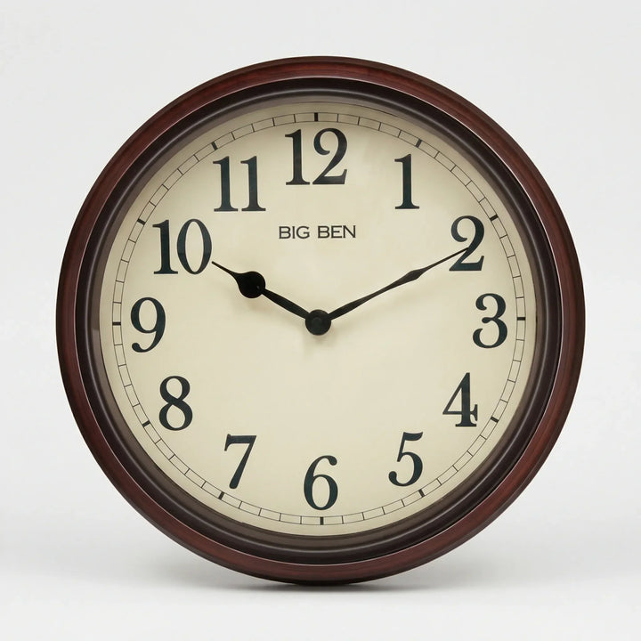 Klassische Runde Wanduhr - Chronowood