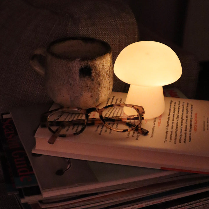 Gombahámszerű Porcelán Éjjeli Lámpa - MushGlow