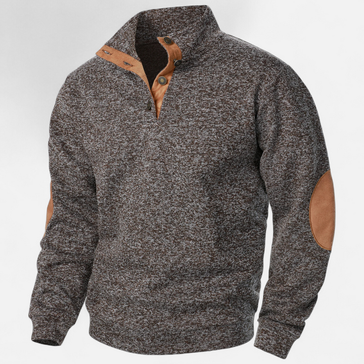 Langarm Pullover Mit Stehkragen - Eddy