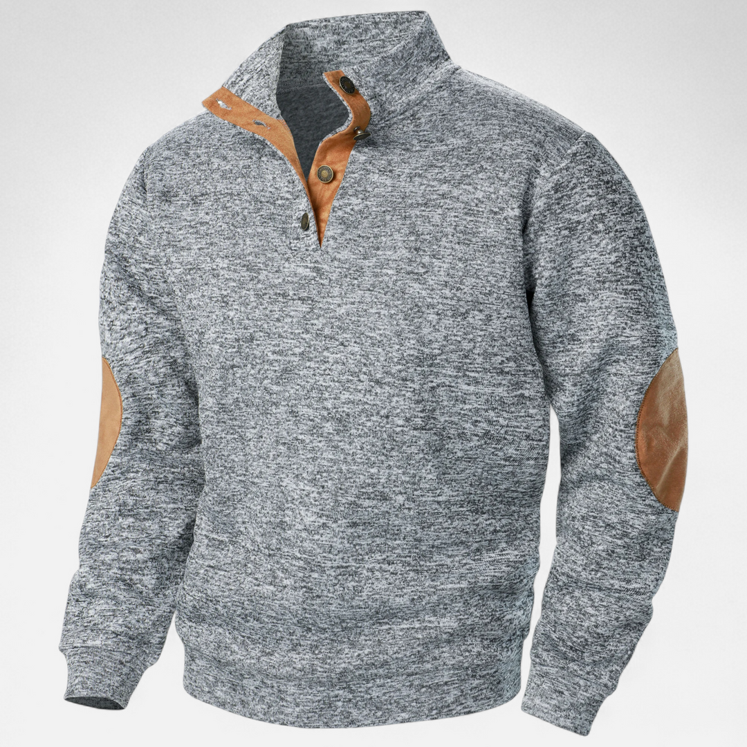 Langarm Pullover Mit Stehkragen - Eddy