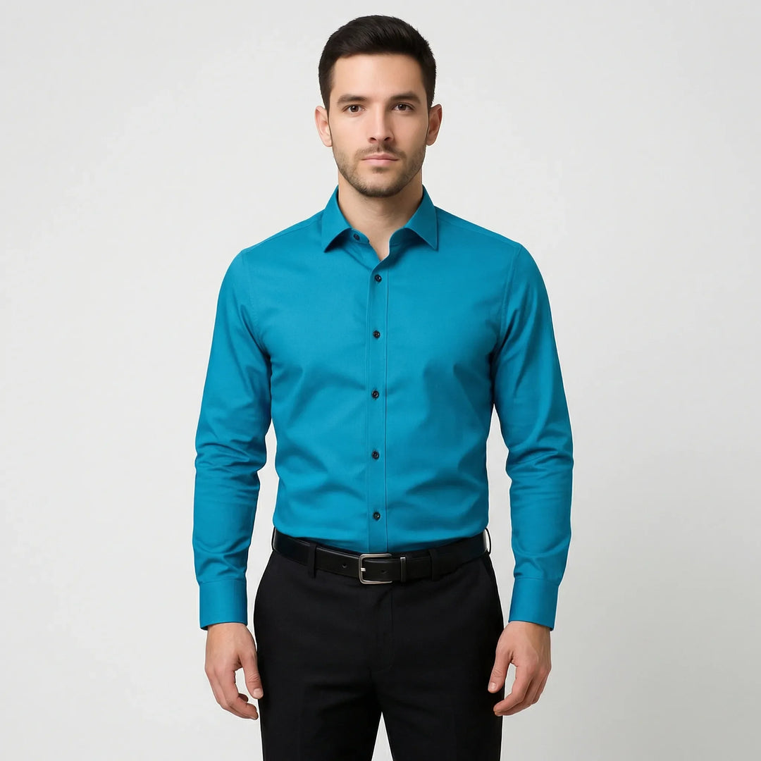 Langarm Slim Fit Hemd - Kian