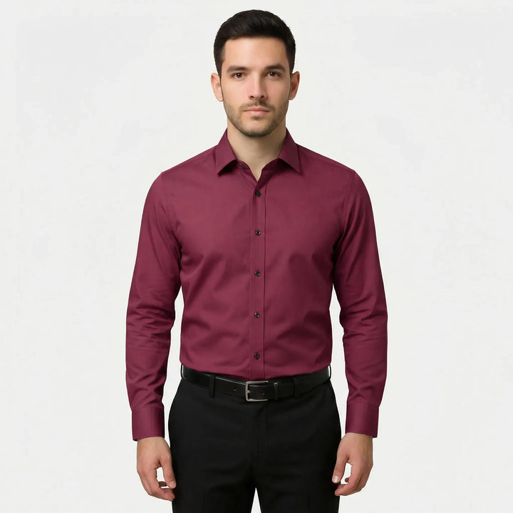 Langarm Slim Fit Hemd - Kian